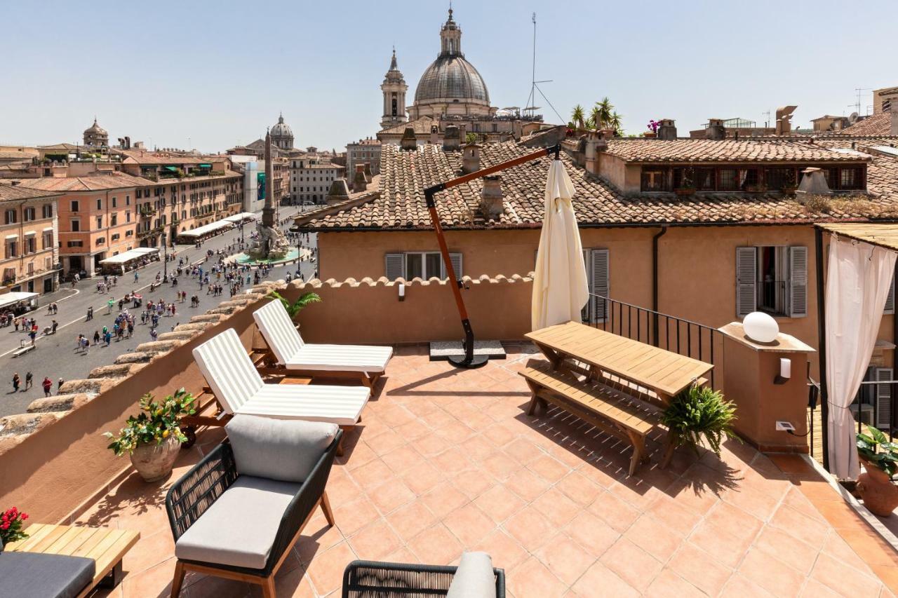 Апартаменты Presidential Penthouse Navona Рим Экстерьер фото